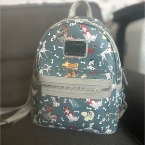 Brand New Disney Loungefly Dogs Mini Backpack